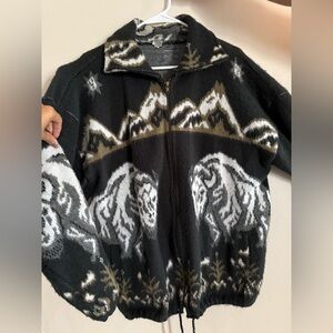 100% Wool Buffalo Sweater